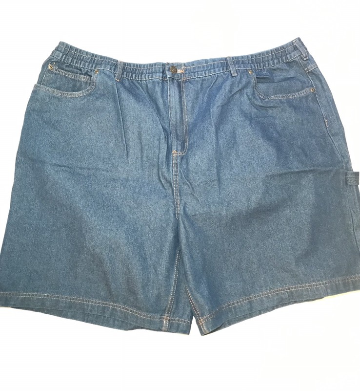 Haband Casual Joe Denim Blue Jean Shorts Mens 54 X 9 Carpentar Outdoor Walking