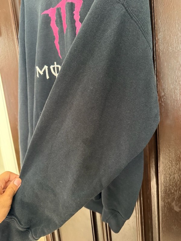 Vintage Monster Energy Pink Claw Logo Pullover Hoodie gallery