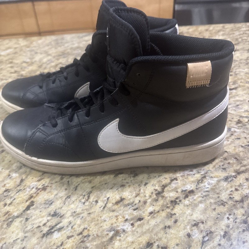 Nike Mens Court Royale 2 Mid Retro Shoes Sneakers Size 10 Black CQ9179-001 Cpix