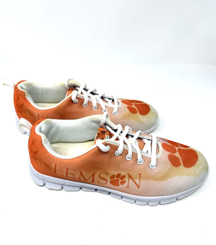 Clemson Running Shoes Men’s 6 Women’s 8 College Tiger Sports Unbranded