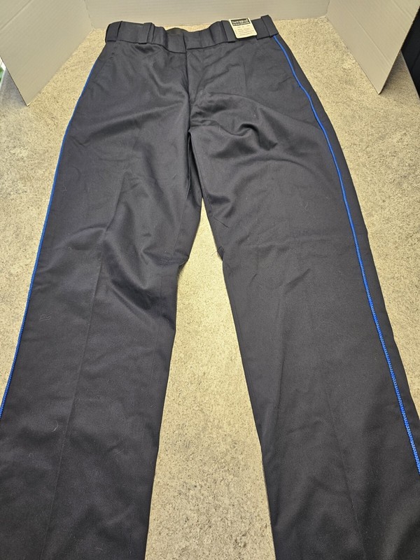 Tact Squad Pants Size 32 NWT Navy Blue With Blue Pin Stripe