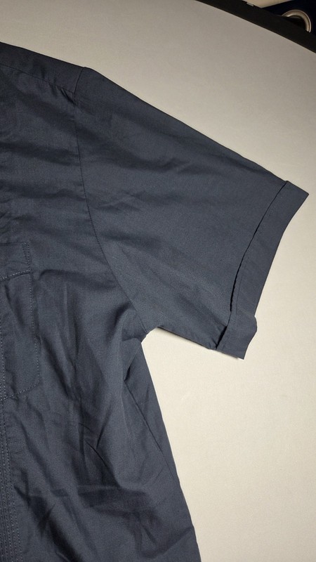2XL 18-18.5 Mens Omega Italy Dress Shirt with 4 front Pockets gallery