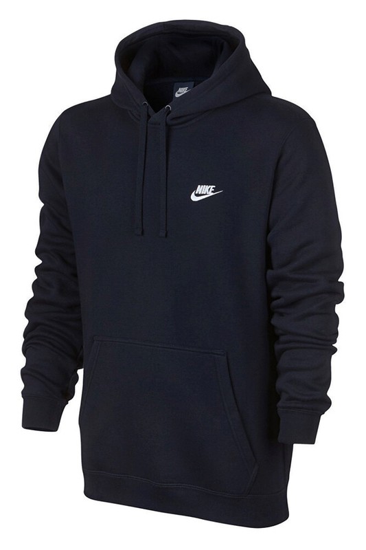 Nike Men's Hoodie NSW Long Sleeve Active Fleece Embroidered Logo Pullover Hoodie gallery