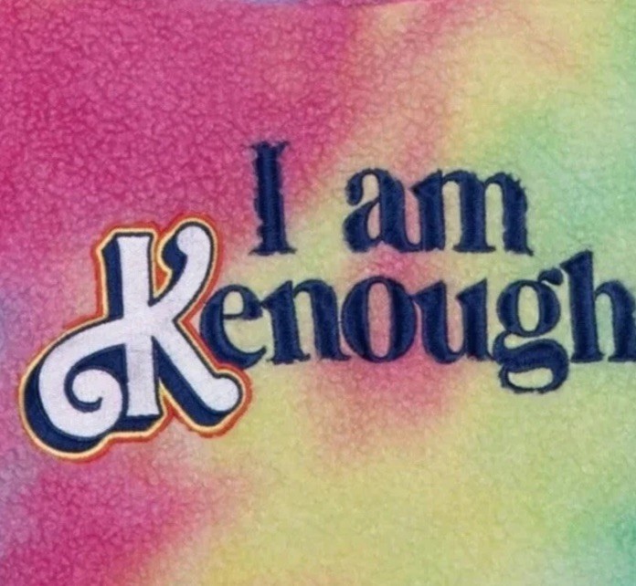 Barbie Movie Barbie The Movie “I Am Kenough” Unisex Hoodie Size Xl gallery