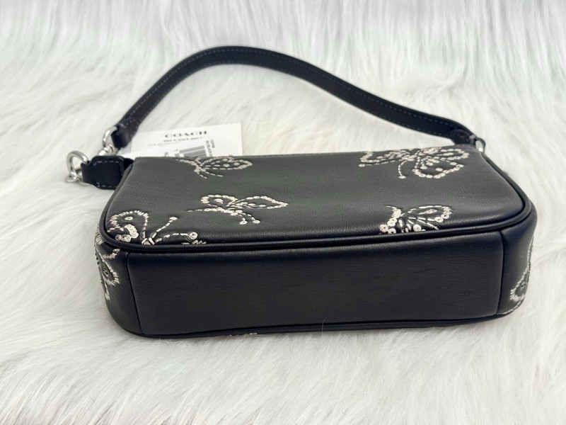 NWT Coach Nolita 19 With Sparkly Butterfly Print CCF58 In Black Multi gallery