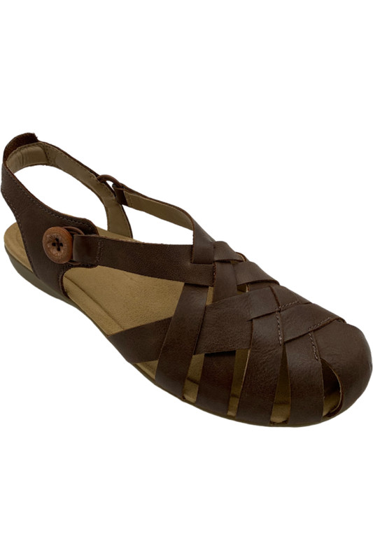 Earth Leather Fisherman Sandals Belita Rio Maple