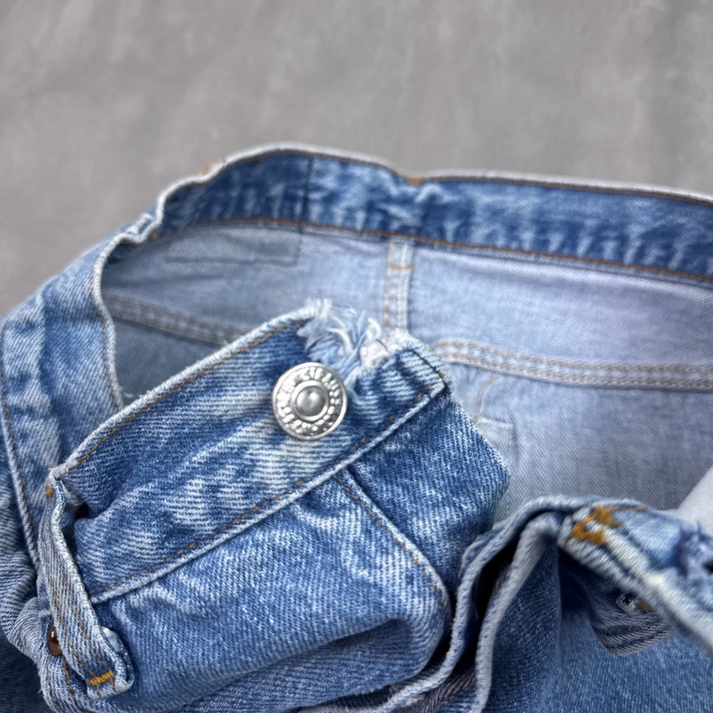 Vintage Levis 501 Jeans Mens 32x32 Blue 80s Made USA Pants Distressed (Tag34x34) gallery