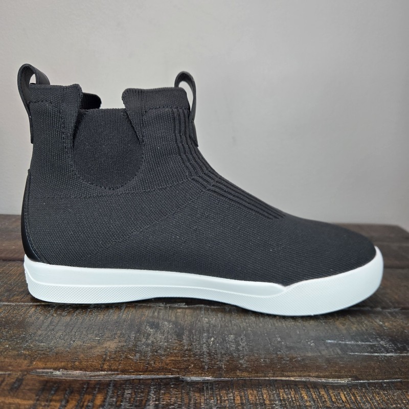 Vessi Weekend Chelsea Womens Size 10 Waterproof Shoes Asphalt Black White gallery