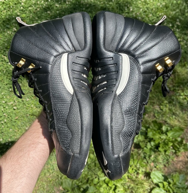 Size 10 - Air Jordan 12 Retro The Master Playoff Taxi Alternate Black White Gold gallery