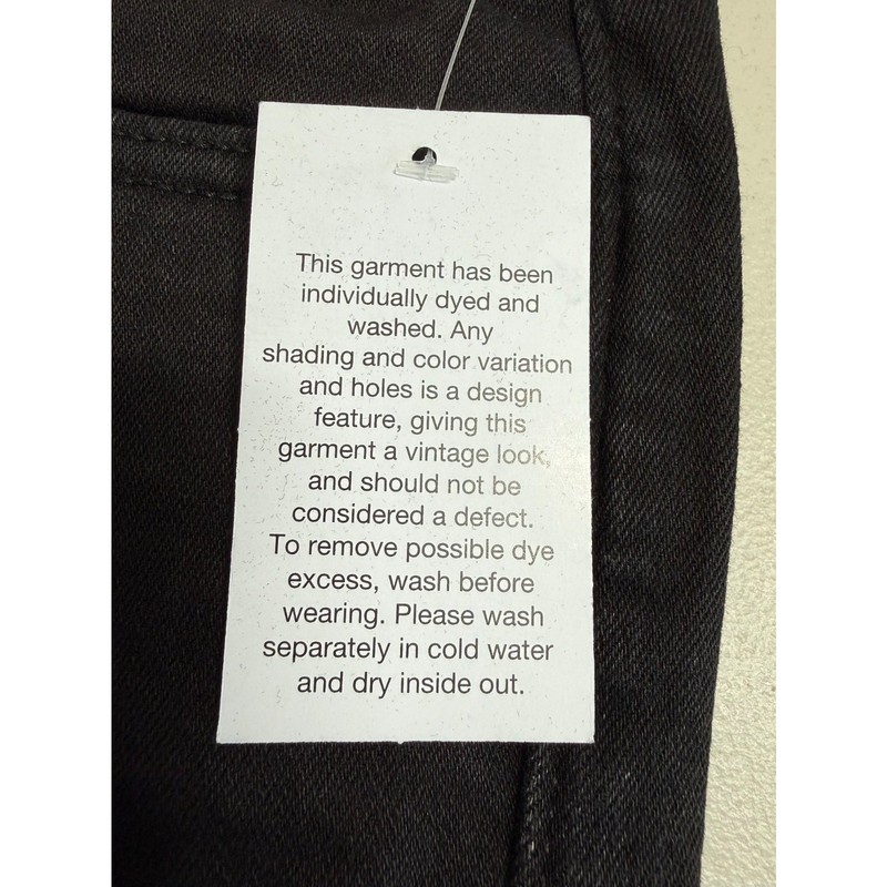 Joes Jeans The Asher Slim Fit Denim Pants Black Mens Size 36 x 30 gallery