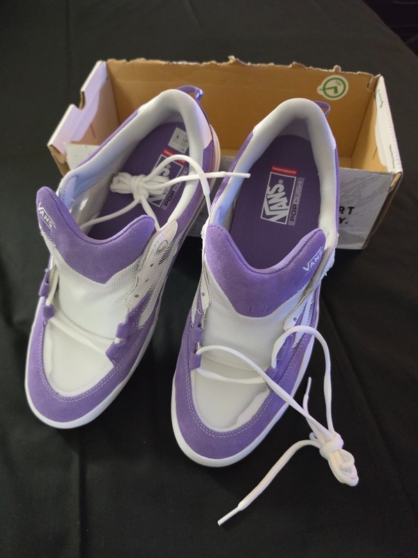 Vans Skate 2 Wayvee Purple White Skate Shoes Men’s Size 13 VN000D5DPRP