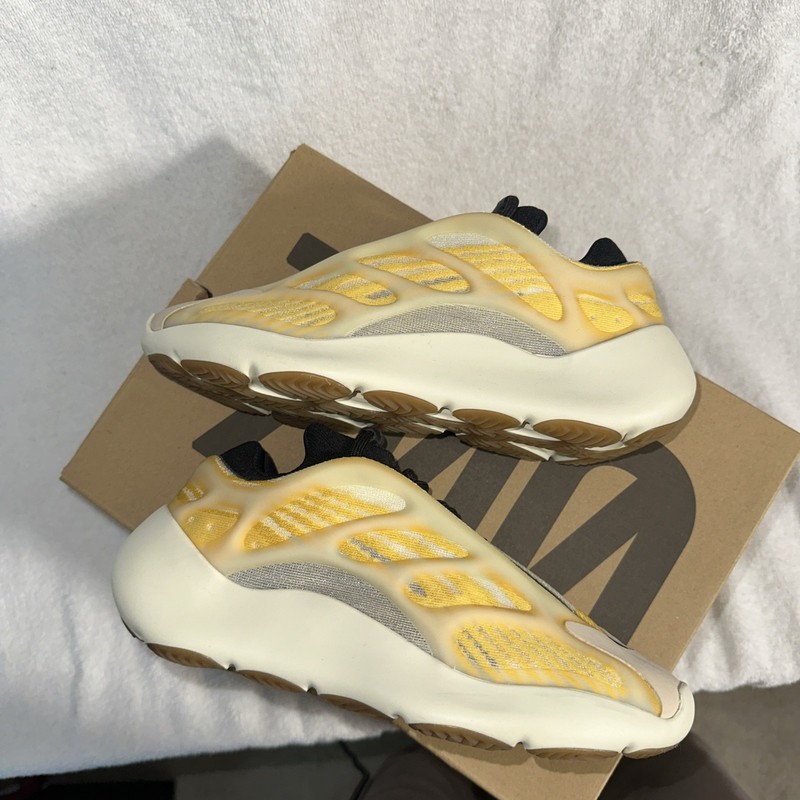 adidas Yeezy 700 V3 Lace Up mens 5.5 womens 7 Yellow HP5425 gallery