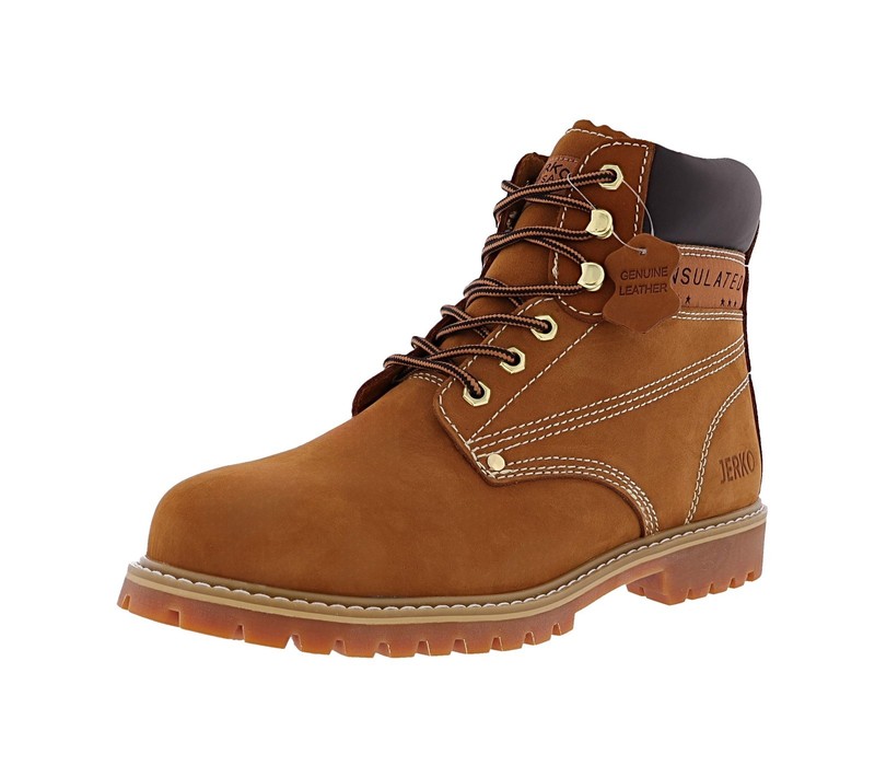Men’s 6” Waterproof Full Grain Leather Slip Resistant Steel Toe Work Boot