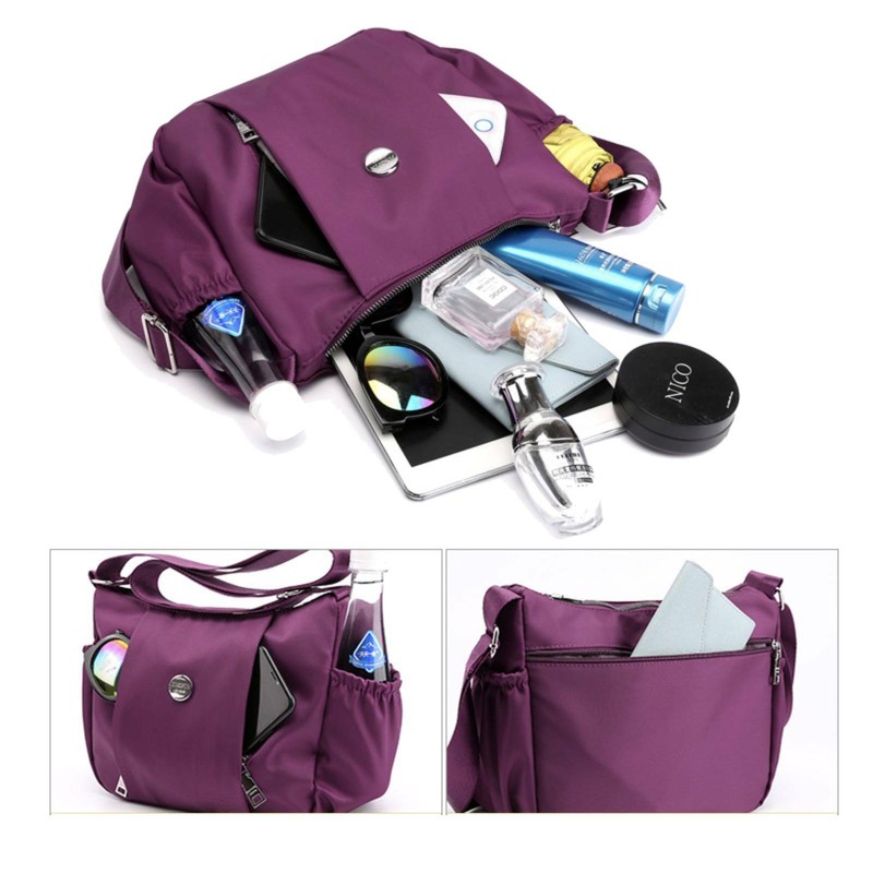 Waterproof Messenger Crossbody Ladies Handbag lightweight Shoulder Women's Purse gallery