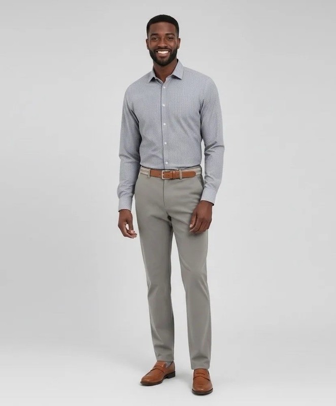 32x32 - Peter Millar Pants Gale Signature Sateen Flat Front Trouser - MSRP $188 gallery