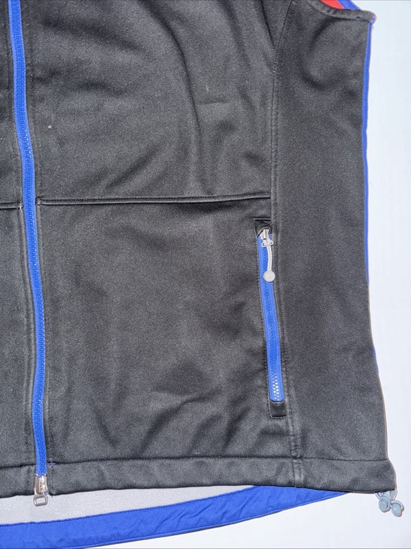 ✨Peter Millar Crown Sport Black & Blue Gale Force Vest Golf Mens Large✨ gallery