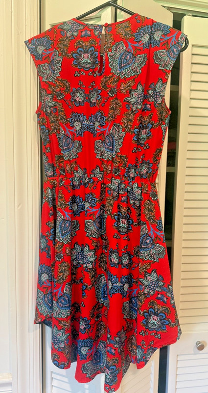 Collective Concepts boho print dress empire waist statement party colorful Small