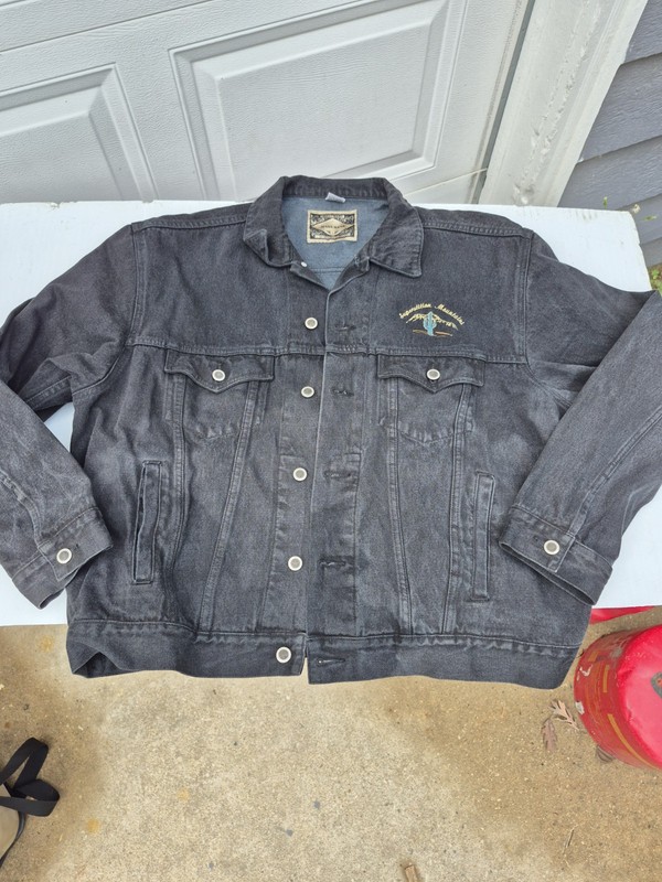 Haleman 100% Cotton Black Denim Jean Jacket Men’s 2XL Apache Junction, Arizona