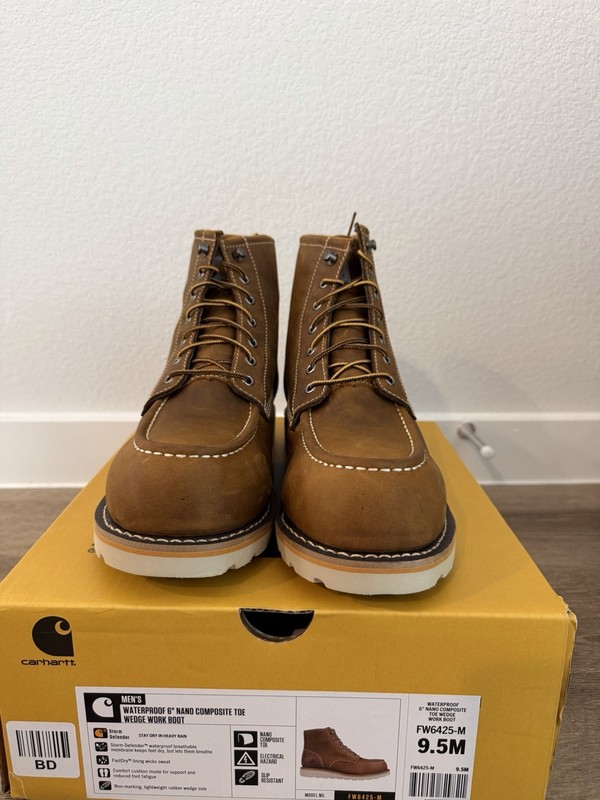 Carhartt Waterproof 6-inch Nano Composite Toe Work Boot Men, Size 9.5 gallery