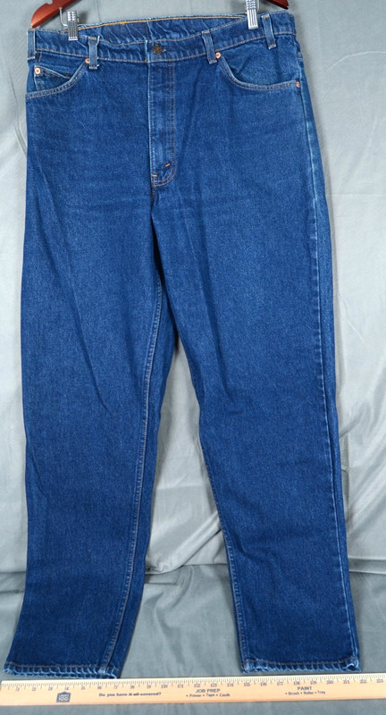 Levis Vintage 550 Orange Tab Men’s Denim Jeans 38×34 36×34 (actual) USA MADE