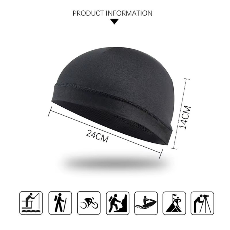 Sweat Wicking Cooling flag Dome Skull Cap Helmet Liner Sport Beanie durag Hat, gallery