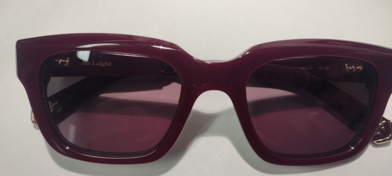 NEW Mr. Leight Maven S Bordeaux /Semi-Flat Black 49-22-140 Sunglasses