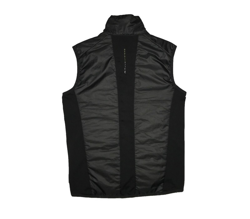 Authentic Mens Kjus Black Vest Gilet Primaloft Lightweight Kjus System Size S/48 gallery