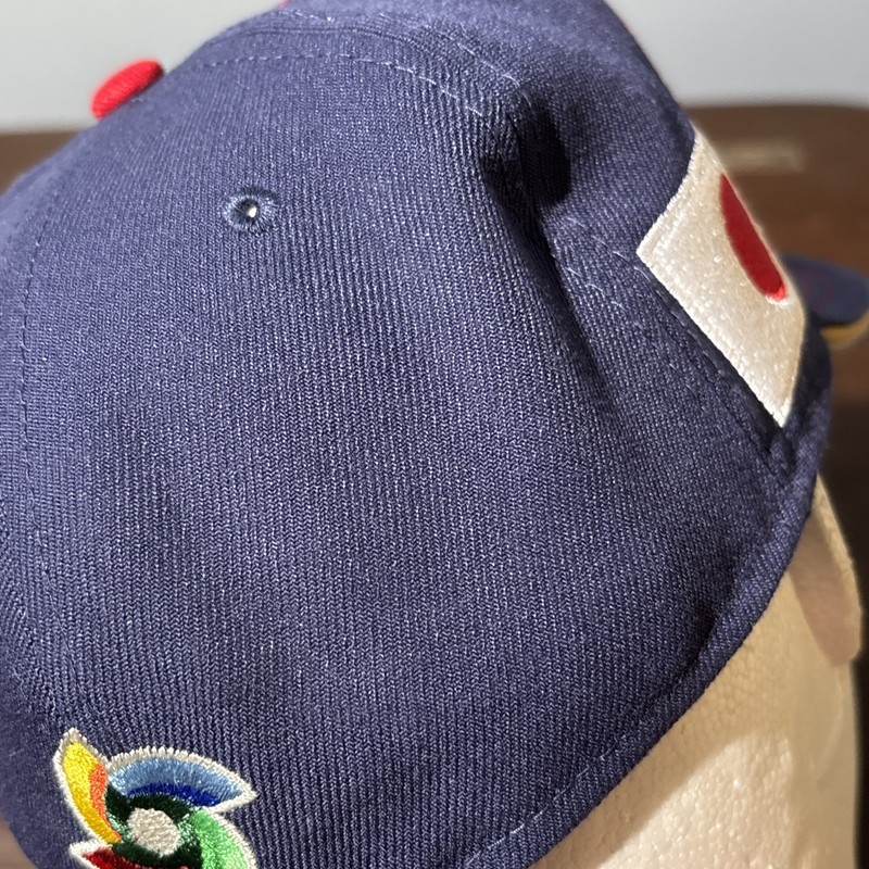 Samurai Japan World Baseball Classic Fitted Hat Cap New Era 59Fifty 7 3/8 Blue gallery