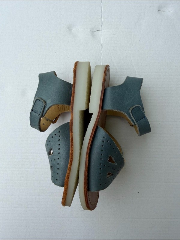 Young Soles Pearl Sandal Ocean Blue Leather Unisex Sandals | EU 23 US 7 gallery