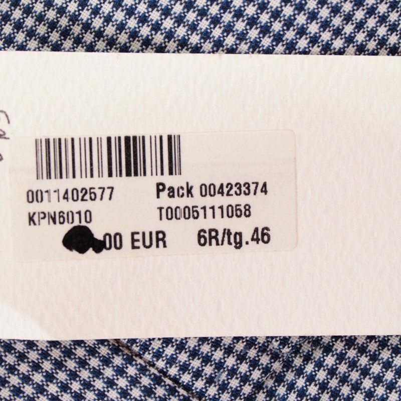 Belvest NWT Dress Pants Size 46 30 US Blue Plaid 100% Wool gallery