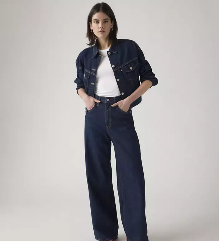 Levi’s Cinch Baggy Women’s Jeans | Reign Of The Rinse – Dark Wash | NEW