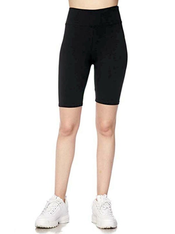 5 Pack Women's 3 inch High Waistband Biker Leggings Bike Shorts Yoga Fitness gallery