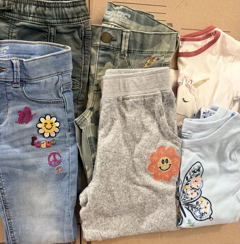 Little Girl Clothing Lot For Fall, 6 Items, Sizes 7/8