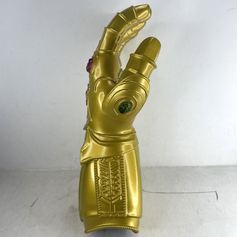 Thanos Infinity War Gauntlet w/LED Light Glove For Kid Size Avengers Costume Toy gallery