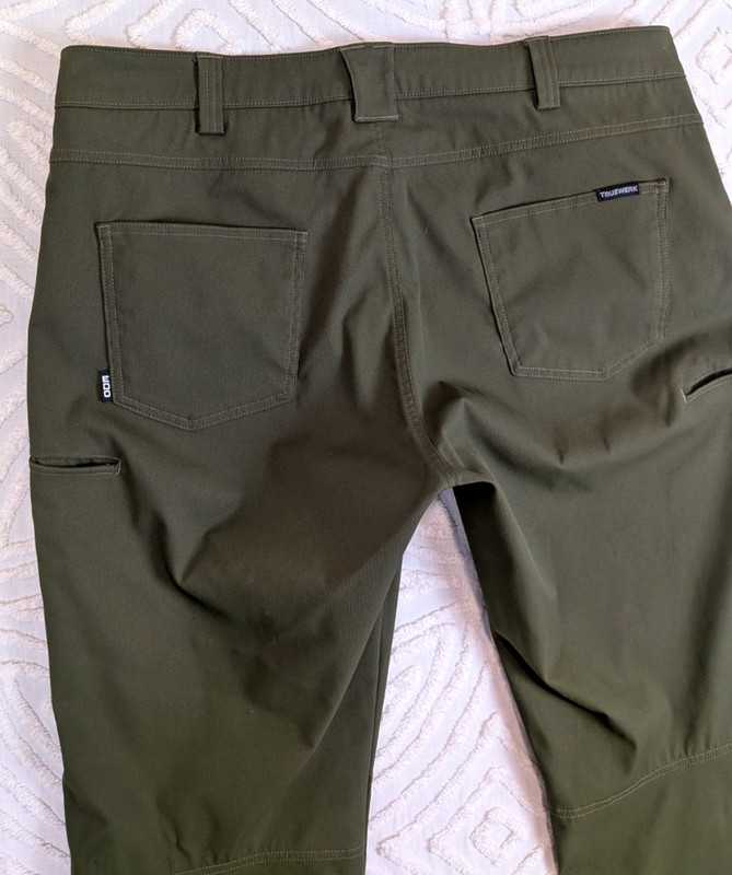 Truewerk EDO Werkpant Men's 40x33 Green Pants Technical Performance Work 40 Long gallery
