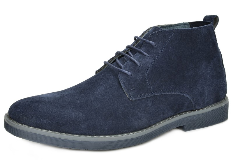 Men's Chukka Boots Suede Leather Lace Up Desert Oxford Chelsea Shoes gallery