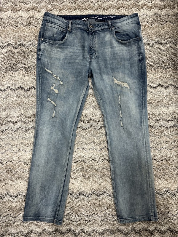 M.Society Slim Straight BOB Stretch Waist Jeans Men’s Size 44X32