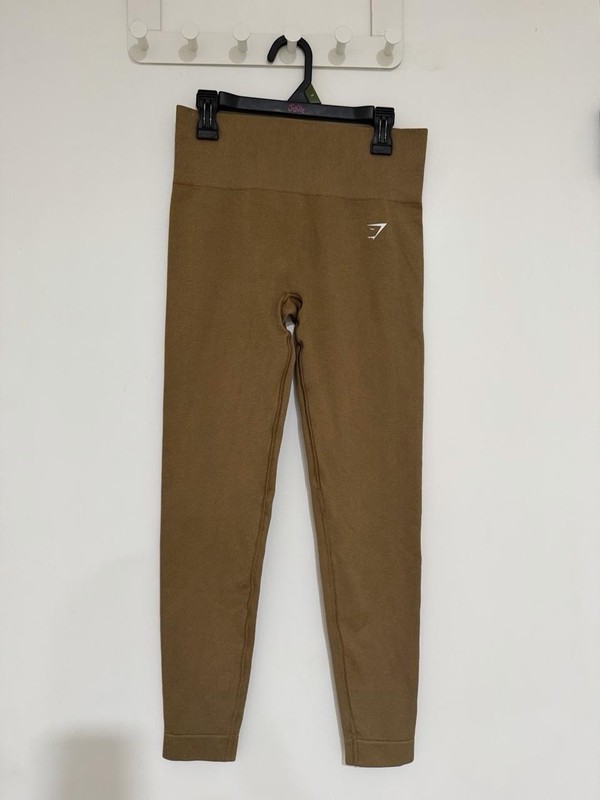 Gymshark Adapt Fleck Seamless Leggings Gold tone Excellent condition Size S