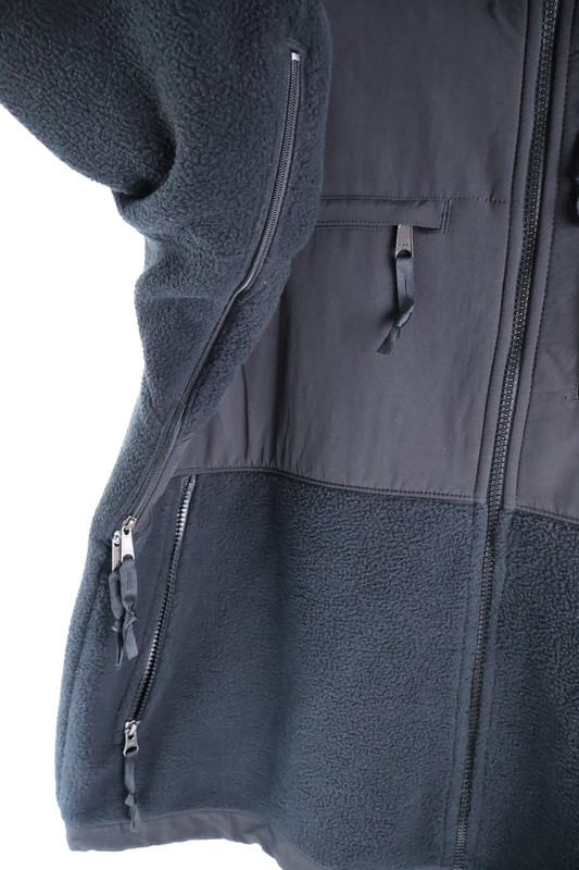 The North Face Retro Denali Fleece Jacket Armpit Zip Black Sz XL NWT Read gallery
