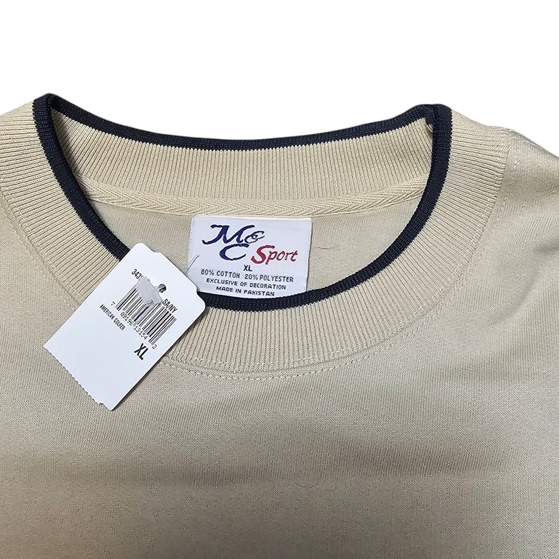 NWT VTG 90s MC Sport All American Golf Embroidered Crewneck Sweatshirt Sz XL gallery