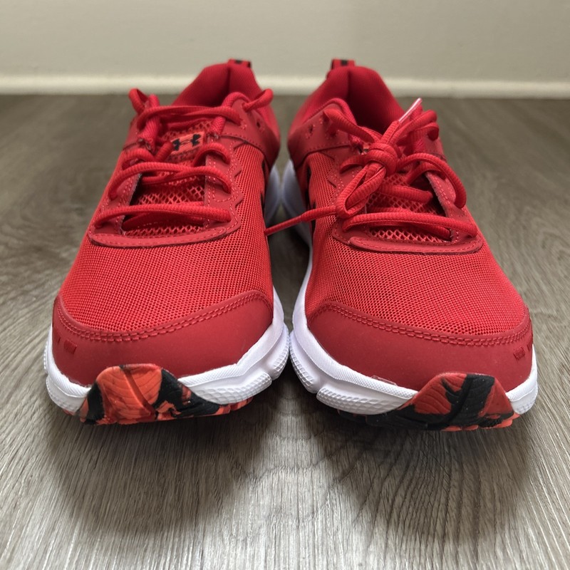 Under Armour Charged Assert 10 Mens 8.5 Running Shoes Red Sneakers 3026175-600 gallery