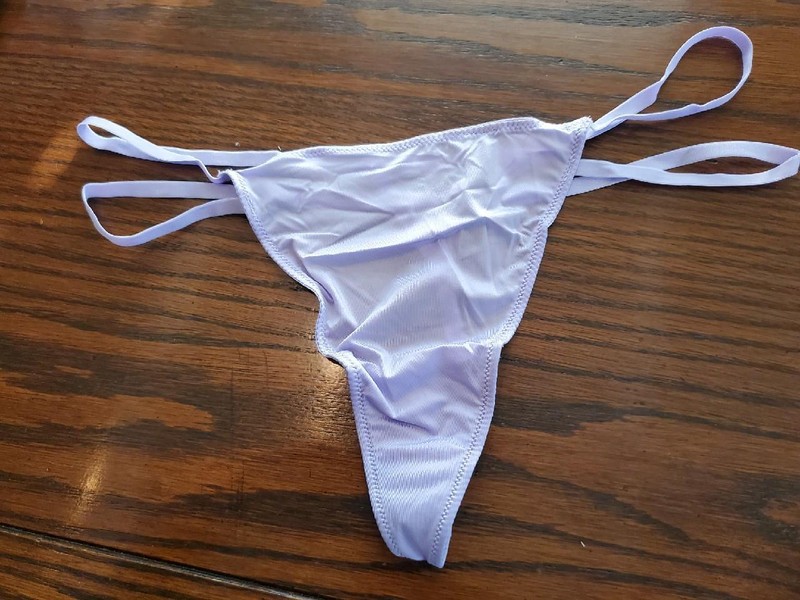 NWT Victoria’s Secret SEXY STRAPPY G-string THONG PANTIES 370116 FH5 LAV XL