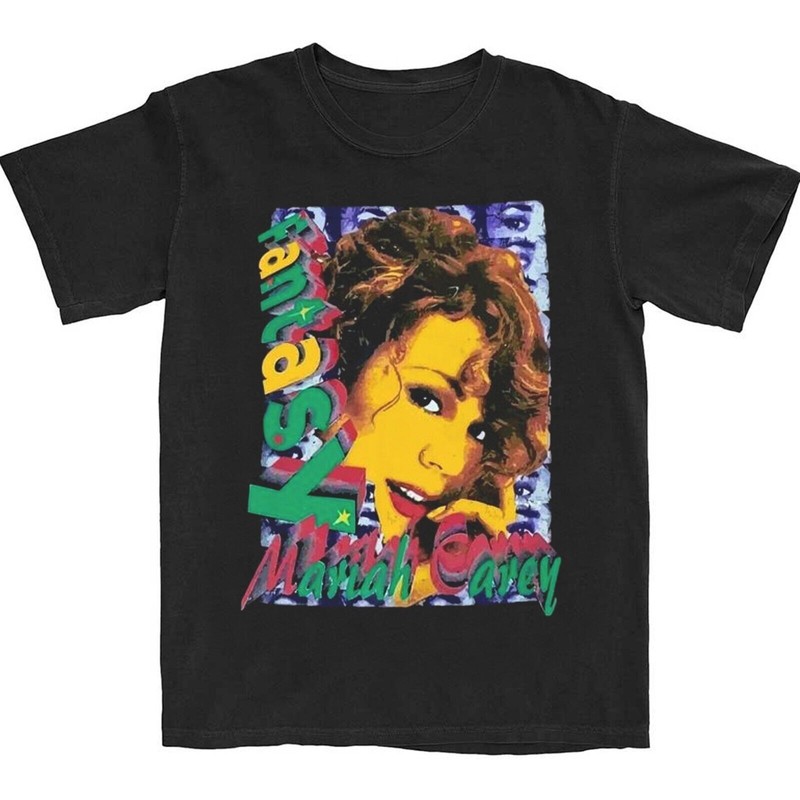 Hot Mariah Carey Shirt Fantasy Style 90s Cotton Unisex S-5XL T-Shirt 1CM681