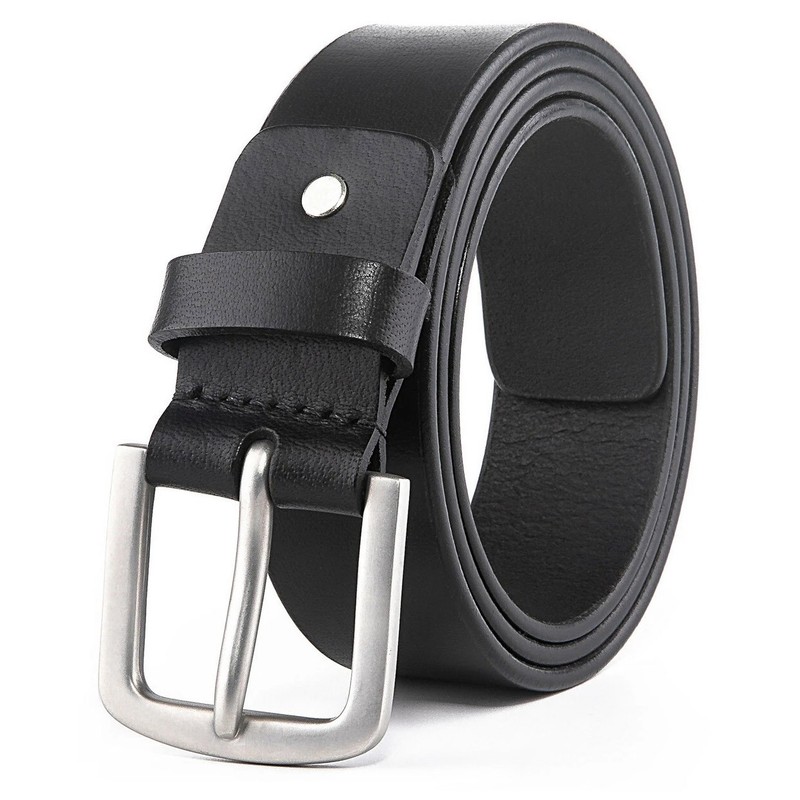 New Men’s belts,Full Grain Genuine Leather Casual Dress Jeans Belts for Men gallery