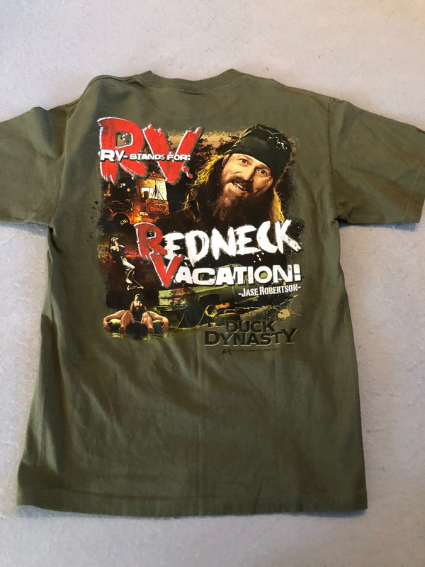 Duck Dynasty Shirt Men’s Small Redneck Vacation Jase Roberston