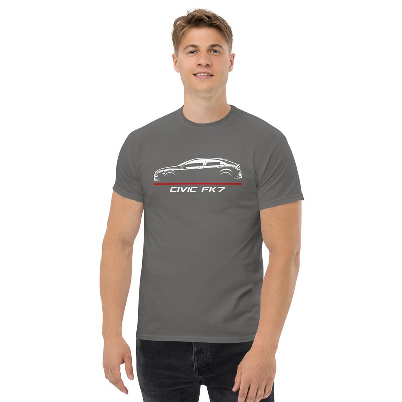 Civic FK7 Turbo Modern Sport Hatchback Stance Graphic Tee T-Shirt Gift gallery