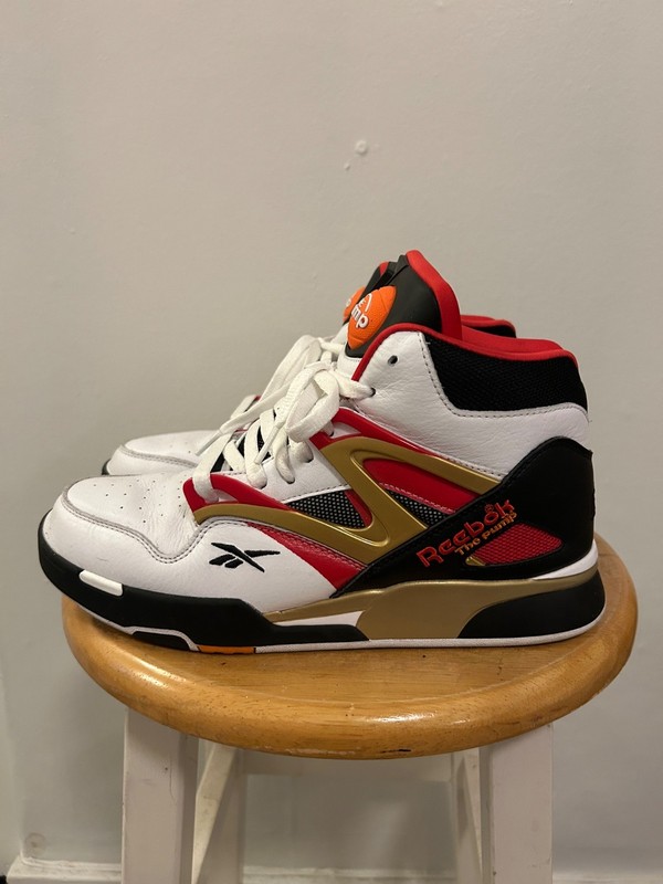 Reebok Omni Zone 2 Pump "Atlanta" White Mens Size 9.5 gallery