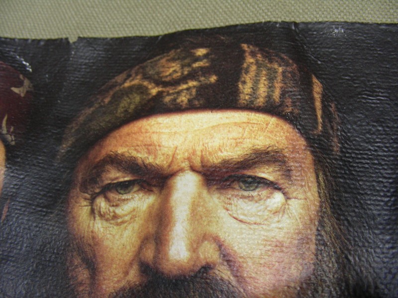 DUCK DYNASTY - Brown - 100% Cotton - 10.5" X 12" X 4" Tote Book Bag! gallery