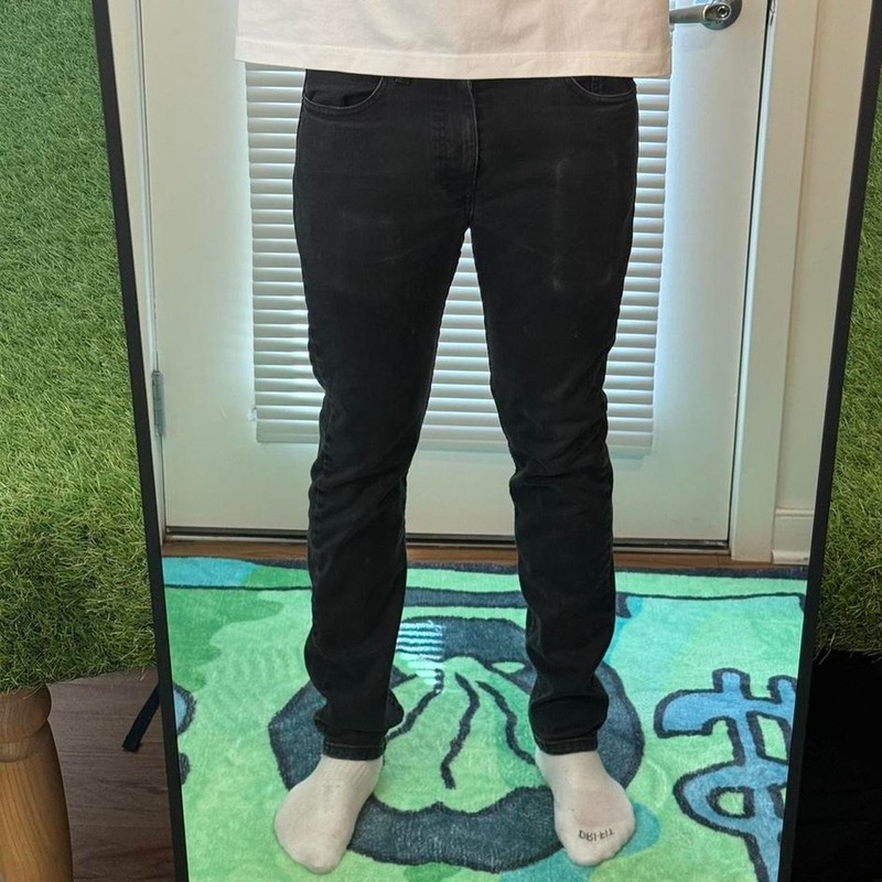 Levi’s 510 Black Skinny Jeans 32×32