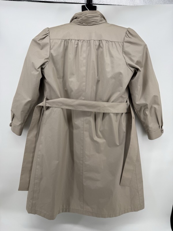 VTG 80s LONDON FOG Maincoats Womens Sz 12 Reg Trench Coat Removable Liner gallery